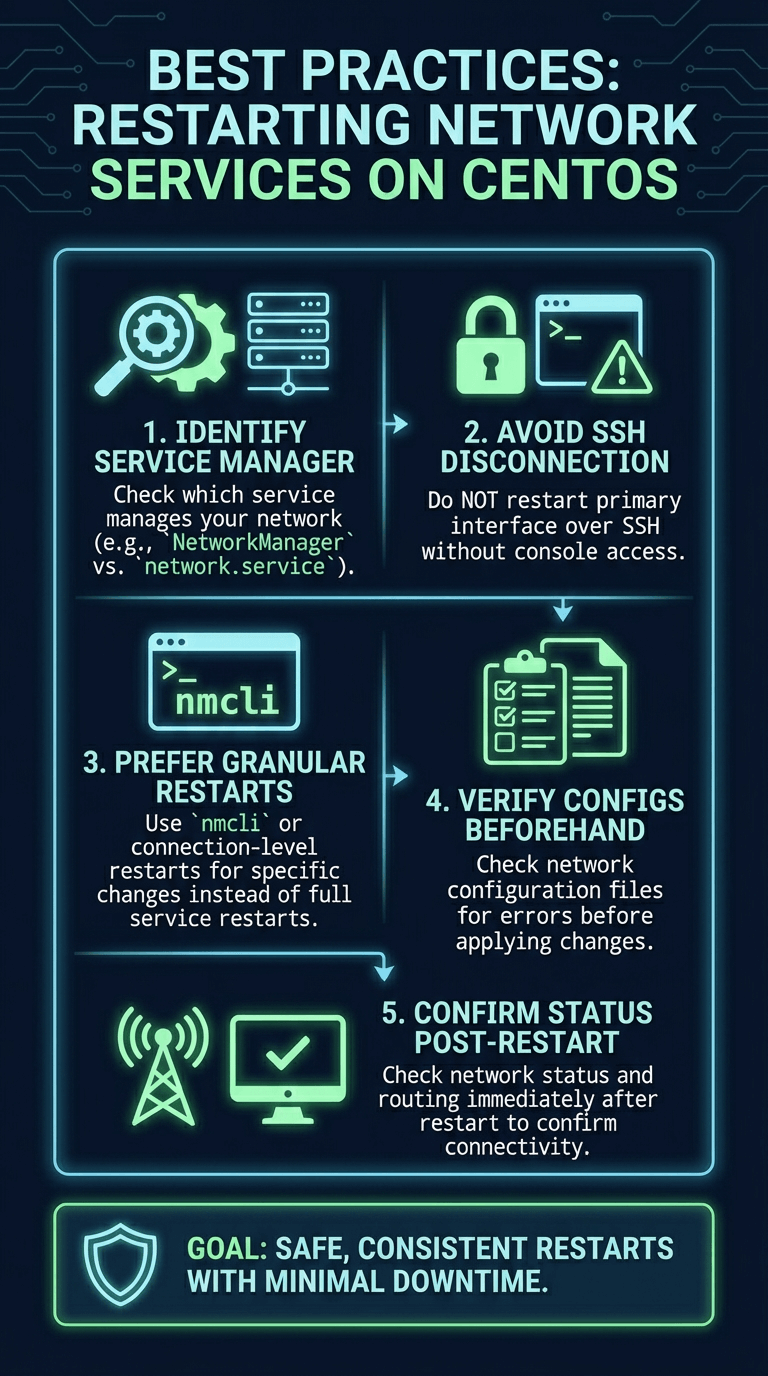 Best Practices for Restarting Network Services